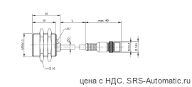 Индуктивный датчик Balluff BES M30MD-PSC15B-BP00,3-GS04-003 - Индуктивный датчик Balluff BES M30MD-PSC15B-BP00,3-GS04-003