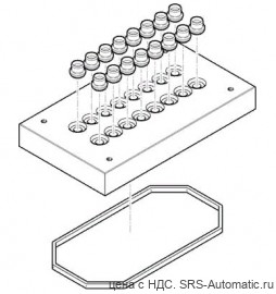 Festo CPV14-VI-P8-1/8-D Плита монтажная - Festo CPV14-VI-P8-1/8-D Плита монтажная