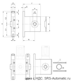 Aventics Принадлежности для монтажа в блок, Cерия AS2-MBR-…-W05 – R412006366 - Aventics Принадлежности для монтажа в блок, Cерия AS2-MBR-…-W05 – R412006366