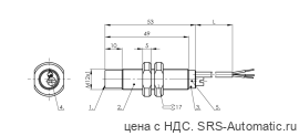 Емкостной датчик уровня Balluff BCS M12TTG1-NSM80G-ET02 - Емкостной датчик уровня Balluff BCS M12TTG1-NSM80G-ET02