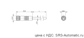 Разъем с кабелем Balluff BCC W314-0000-10-003-SW0434-050 - Разъем с кабелем Balluff BCC W314-0000-10-003-SW0434-050