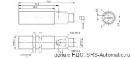 Оптический датчик Balluff BOS 18M-PUD-PR30-S4 - Оптический датчик Balluff BOS 18M-PUD-PR30-S4