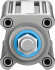 Festo DSBC-40-300-PPSA-N3 Пневмоцилиндр - Festo DSBC-40-300-PPSA-N3 Пневмоцилиндр