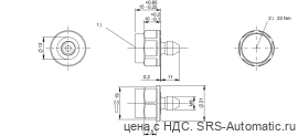 Транспондер RFID Balluff BIS M-142-02/A-M8-GY-SA1 - Транспондер RFID Balluff BIS M-142-02/A-M8-GY-SA1