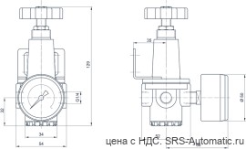 Aventics Регулирующий клапан, Cерия MU1-RGS – R412010111 - Aventics Регулирующий клапан, Cерия MU1-RGS – R412010111