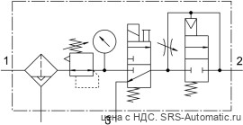 Festo LFR-1/4-D-MINI-KD-A Блок подготовки воздуха - Festo LFR-1/4-D-MINI-KD-A Блок подготовки воздуха