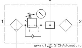 Festo FRC-1/2-D-DI-MAXI-KA Блок подготовки воздуха - Festo FRC-1/2-D-DI-MAXI-KA Блок подготовки воздуха