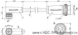 Соединительный кабель Balluff BCC M425-A315-3F-330-VS85N6-050 - Соединительный кабель Balluff BCC M425-A315-3F-330-VS85N6-050