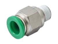 01C0818 - Фитинг цанговый прямой коническая наруж. резьба R1/8'' под трубку 8мм