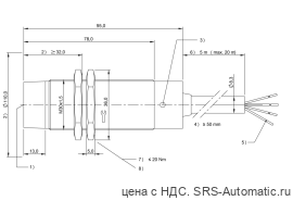 RFID головка чтения/записи Balluff BIS C-60R-001-08P-PU-20 - RFID головка чтения/записи Balluff BIS C-60R-001-08P-PU-20