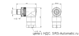 Разъем Balluff BCC M444-0000-2T-000-61X4A5-000 - Разъем Balluff BCC M444-0000-2T-000-61X4A5-000