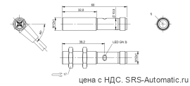 Оптический датчик Balluff BOS 12M-X-RS10-S4 - Оптический датчик Balluff BOS 12M-X-RS10-S4