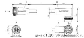 Соединительный кабель Balluff BCC A314-A324-30-304-PX04A5-020 - Соединительный кабель Balluff BCC A314-A324-30-304-PX04A5-020