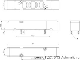 Aventics Глухая плита – R422P02718 - Aventics Глухая плита – R422P02718