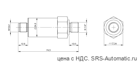 Датчик давления Balluff BSP B400-DV004-D05S1A-S4 - Датчик давления Balluff BSP B400-DV004-D05S1A-S4