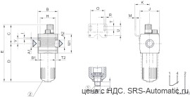 Aventics Микро-масленка для масляного тумана, Cерия NL2-LBM – 0821301415 - Aventics Микро-масленка для масляного тумана, Cерия NL2-LBM – 0821301415