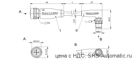 Соединительный кабель Balluff BCC M415-M324-3F-607-PX44T2-010 - Соединительный кабель Balluff BCC M415-M324-3F-607-PX44T2-010