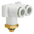 SMC KQ2-LU06-M5 Тройник цанговый переходной - SMC KQ2-LU06-M5 Тройник цанговый переходной