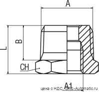 Переходник редукционный (коническая резьба) 02080 00 01 av nt - Переходник редукционный (коническая резьба) 02080 00 01 av nt