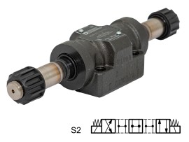 DL5B-S2/10N-D00 - Распределитель гидравлический СЕТОР 05, Элм. - Элм., 125 л/мин, 350бар,  под катушки постоянного тока - DL5B-S2/10N-D00 - Распределитель гидравлический СЕТОР 05, Элм. - Элм., 125 л/мин, 350бар,  под катушки постоянного тока