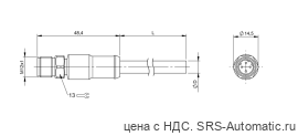 Разъем с кабелем Balluff BCC S4B4-0000-2D-032-PS54N2-100-C009 - Разъем с кабелем Balluff BCC S4B4-0000-2D-032-PS54N2-100-C009