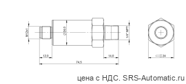 Датчик давления Balluff BSP B400-FV004-D05S1A-S4 - Датчик давления Balluff BSP B400-FV004-D05S1A-S4