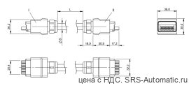 Соединительный кабель Balluff BCC HB75-HB75-NA-370-VX85B5-006 - Соединительный кабель Balluff BCC HB75-HB75-NA-370-VX85B5-006