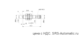 Оптический датчик Balluff BOS 08E-PS-KE20-S49 - Оптический датчик Balluff BOS 08E-PS-KE20-S49