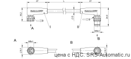 Соединительный кабель Balluff BCC M324-M324-30-304-VX8434-015 - Соединительный кабель Balluff BCC M324-M324-30-304-VX8434-015