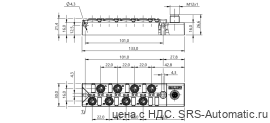 Распределительная коробка Balluff BPI 8M3030-5K-B0-SM4CT - Распределительная коробка Balluff BPI 8M3030-5K-B0-SM4CT