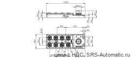 Распределительная коробка Balluff BPI 8M4A5N-2K-B0-SM6LT - Распределительная коробка Balluff BPI 8M4A5N-2K-B0-SM6LT