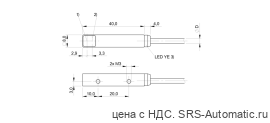 Оптический датчик Balluff BOS Q08M-NS-PR20-02 - Оптический датчик Balluff BOS Q08M-NS-PR20-02