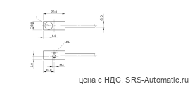 Индуктивный датчик Balluff BES Q08MEC-PSC20B-EP02 - Индуктивный датчик Balluff BES Q08MEC-PSC20B-EP02