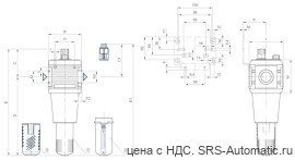 Aventics Стандартная масленка для масляного тумана, Cерия NL6-LBS – 0821301803 - Aventics Стандартная масленка для масляного тумана, Cерия NL6-LBS – 0821301803
