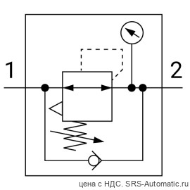 Регулятор давления с обратным клапаном SMC ARG20K-F02G1-1N-B - Регулятор давления с обратным клапаном SMC ARG20K-F02G1-1N-B