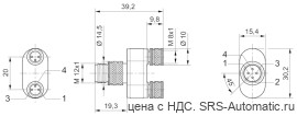 Aventics Y-образное промежуточное быстроразъемное соединение, серия CON-AP – 8941002382 - Aventics Y-образное промежуточное быстроразъемное соединение, серия CON-AP – 8941002382