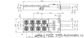 Распределительная коробка Balluff BPI 8M4A4P-2K-B0-KPXB0-150 - Распределительная коробка Balluff BPI 8M4A4P-2K-B0-KPXB0-150