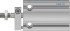 Festo DPDM-Q-16-10-S-PA Пневмоцилиндр - Festo DPDM-Q-16-10-S-PA Пневмоцилиндр
