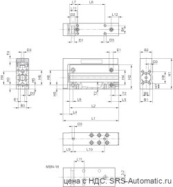 Aventics Мини-суппорт, Cерия MSN – 0821406507 - Aventics Мини-суппорт, Cерия MSN – 0821406507