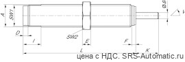 Aventics Промышленный амортизатор, Cерия SA1-MC – R412010307 - Aventics Промышленный амортизатор, Cерия SA1-MC – R412010307