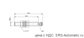 Индуктивный датчик Balluff BES M08MI-NSC20B-S49G - Индуктивный датчик Balluff BES M08MI-NSC20B-S49G