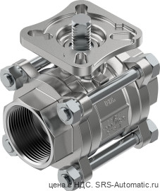 Festo VZBE-11/2-T-63-T-2-F0507-V15V15 Кран шаровой - Festo VZBE-11/2-T-63-T-2-F0507-V15V15 Кран шаровой