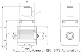 Aventics 3/2 -пневмораспределитель, с электрическим управлением, Cерия NL4-SOV – 0821300937 - Aventics 3/2 -пневмораспределитель, с электрическим управлением, Cерия NL4-SOV – 0821300937