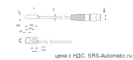 Индуктивный датчик Balluff BES R04MC-PSC20B-EP00,3-GS49-106 - Индуктивный датчик Balluff BES R04MC-PSC20B-EP00,3-GS49-106