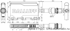 Коммутирующий усилитель Balluff BAE SA-CS-026-YP-BP00,3-GS04 - Коммутирующий усилитель Balluff BAE SA-CS-026-YP-BP00,3-GS04