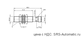 Индуктивный датчик Balluff BES M12EG1-PSC60Z-S04G-S11 - Индуктивный датчик Balluff BES M12EG1-PSC60Z-S04G-S11