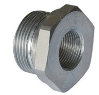 107409 - Фитинг переходник наруж. резьба – внутр.  резьба , G1''1/4-G1/2'', 400 бар
