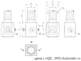 Aventics Регулирующий клапан, Cерия AS3-RGS-…-DS – R412007126 - Aventics Регулирующий клапан, Cерия AS3-RGS-…-DS – R412007126
