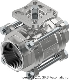Festo VZBE-2-T-63-T-2-F0507-V15V15 Кран шаровой - Festo VZBE-2-T-63-T-2-F0507-V15V15 Кран шаровой