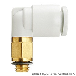 SMC KQ2-L04-M5 Штуцер цанговый угловой - SMC KQ2-L04-M5 Штуцер цанговый угловой
